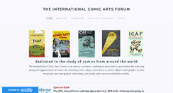 Desktop Screenshot of internationalcomicartsforum.org